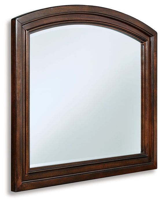 Porter - Bedroom Mirror - Rustic Brown - Simple Home Plus