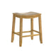 Iyani - Coastal Modern Wood Counter Height Kitchen Bar Stool - Simple Home Plus