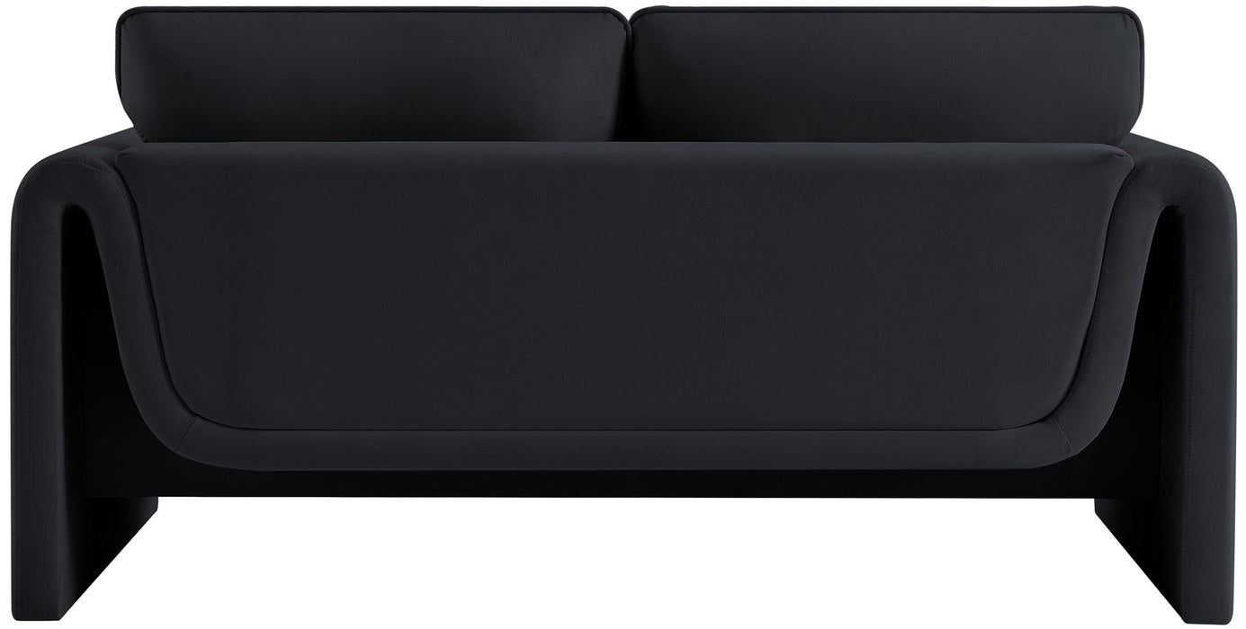 Sloan - Velvet Loveseat - Simple Home Plus