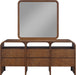 Giada - Solid Wood And Veneer Mirror - Simple Home Plus