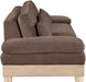 Turin - Chenille Fabric Upholstered Modular Sectional - Brown - Simple Home Plus
