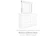 Kanwyn - Bedroom Mirror - Whitewash - Simple Home Plus