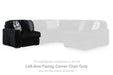 Midnight-Madness - LAF Corner Chair - Onyx - Simple Home Plus