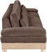 Turin - Chenille Fabric Upholstered Modular Sectional - Brown - Simple Home Plus