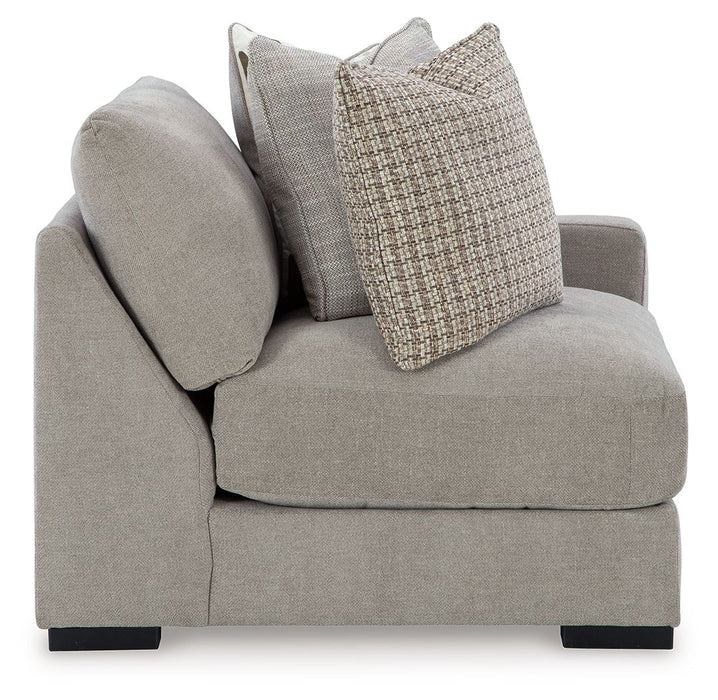 Aslan Court - Raf Corner Chair - Pebble - Simple Home Plus