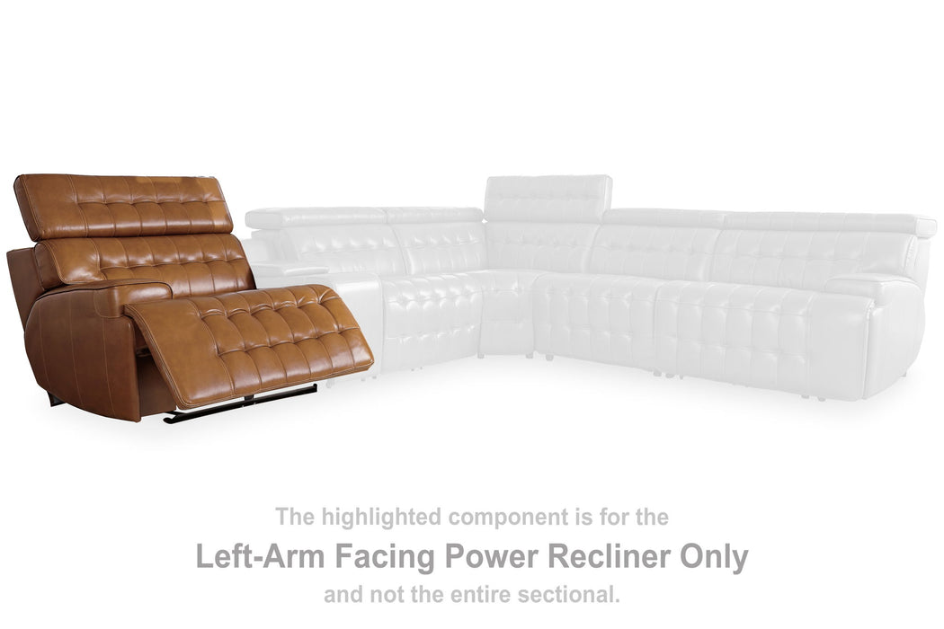 Temmpton - Laf Zero Wall Power Recliner - Chocolate - Simple Home Plus