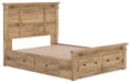 Makidern - Panel Storage Bed With 2 Under Bed Storage Units - Simple Home Plus