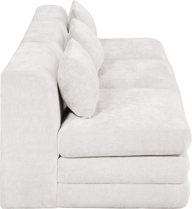 Stellar - 3 Piece 114" Upholstered Modular Armless Sofa - Simple Home Plus