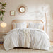 Imani - Printed Comforter Set With - Ivory - Simple Home Plus