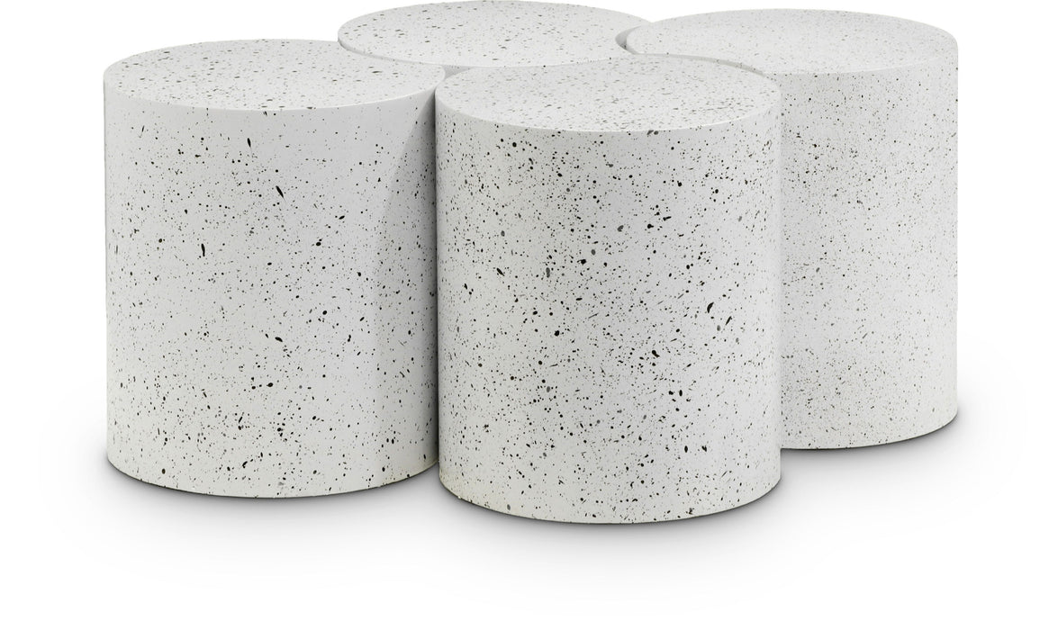 Dimple - 4 Piece Modular Coffee Table - Terazzo Finish - Simple Home Plus