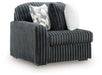 Midnight-Madness - LAF Corner Chair - Gunmetal - Simple Home Plus