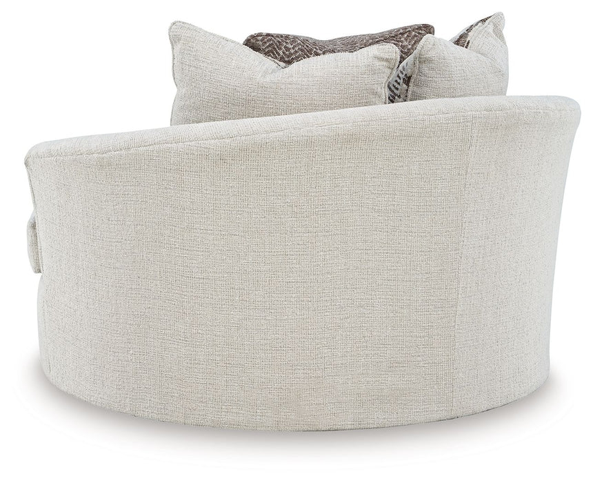 Barrelton - Barley - Oversized Swivel Accent Chair - Simple Home Plus