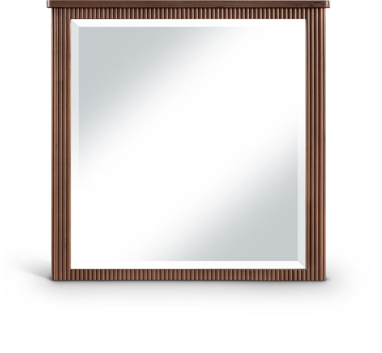 Astrid - Solid Wood And Oak Veneer Mirror - Simple Home Plus
