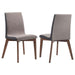 Redbridge - Upholstered Dining Side Chair (Set of 2) - Natural Walnut - Simple Home Plus