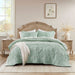 Elise - Full/Queen Comforter Set - Sage - Simple Home Plus