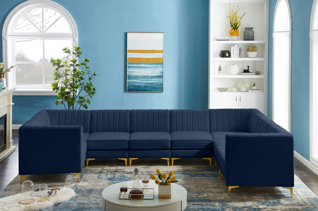 Alina - 8 Piece Modular U-Shaped Sectional - Simple Home Plus