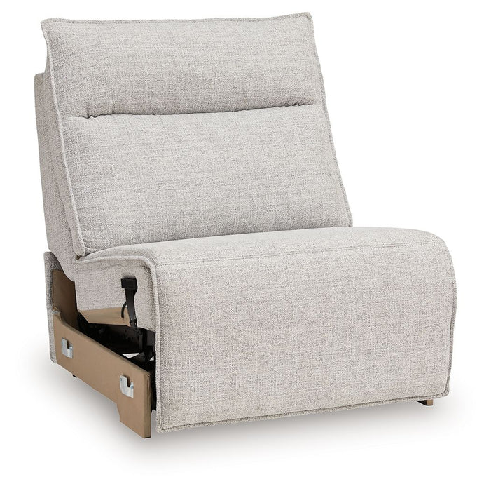 Modmax II - Power Armless Recliner With Adjustable Headrest - Stone - Simple Home Plus