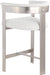 Romeo - Boucle Counter Stool With Silver Base (Set of 2) - Simple Home Plus
