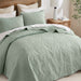 Quebec - Reversible Bedspread Set - Seafoam - Simple Home Plus