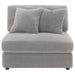 Blaine - Upholstered Armless Chair - Simple Home Plus