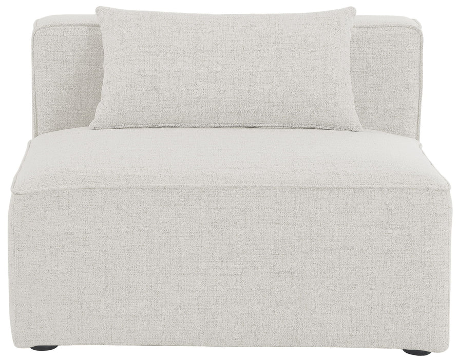 Cube - Linen Armless Chair - Simple Home Plus