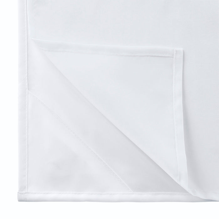 Plain Weave - Essential Fabric Shower Curtain - White - Simple Home Plus
