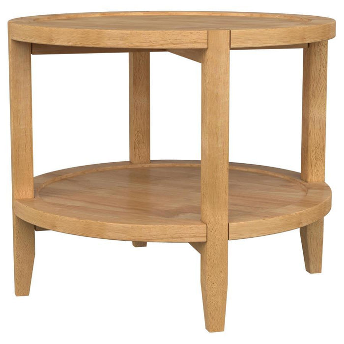 Camillo - Round Solid Wood Table - Simple Home Plus