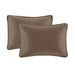 Quebec - King Reversible Bedspread Set - Mocha - Simple Home Plus