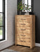 Maystonna - Five Drawer Chest - Brown - Simple Home Plus