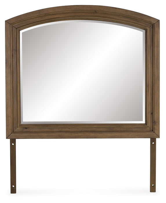 Feddinger - Bedroom Mirror - Medium Brown - Simple Home Plus