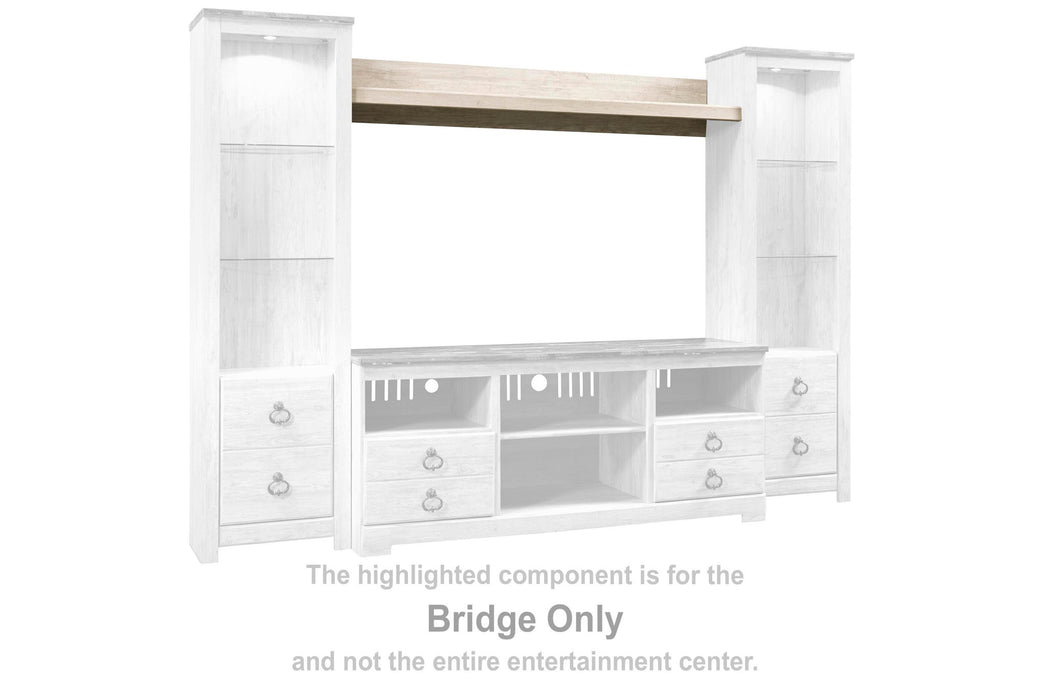 Willowton - Bridge 63.39” - Whitewash - Simple Home Plus