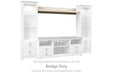 Willowton - Bridge 63.39” - Whitewash - Simple Home Plus