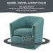 Tyler - Swivel Chair - Teal Multi - Simple Home Plus