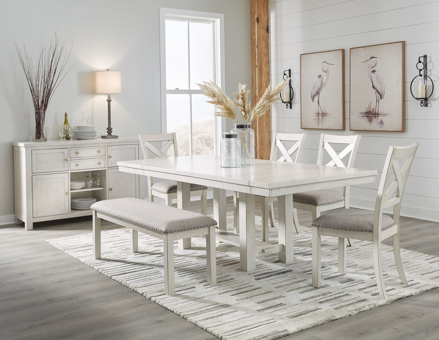 Robbinsdale - Rectangular Dining Room Extension Table Set - Simple Home Plus