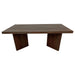 Andando - Rectangular Solid Wood Coffee Table - Mango Brown - Simple Home Plus