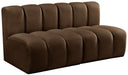 Arc - Velvet 2 Seats Modular Sofa - Simple Home Plus