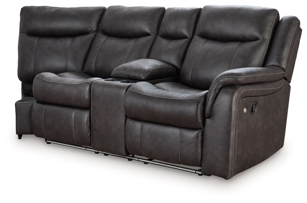 Sultan Meadow - RAF Reclining Loveseat - Eclipse - Simple Home Plus
