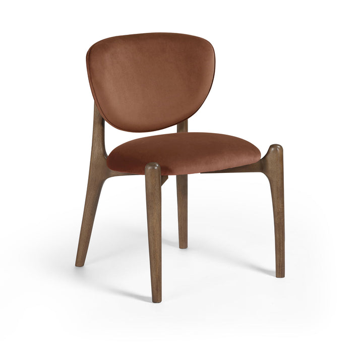Velora - Upholstered Dining Chair (Set of 2) - Brown Base - Simple Home Plus