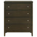 Wilkes - 4-Drawer Chest Of Drawers - Dark Cocoa - Simple Home Plus