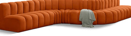 Arc - Velvet 8 Piece Curved Modular Sofa - Simple Home Plus
