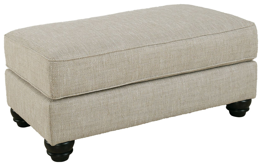 Asanti - Fog - Ottoman - Simple Home Plus