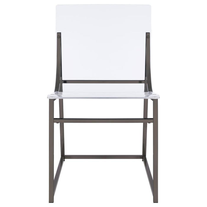 Adino - Acrylic Dining Side Chair (Set of 2) - Simple Home Plus