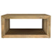 Benton - Square Solid Mango Wood Coffee Table - Natural - Simple Home Plus