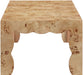 Vassa - Burl Veneer Coffee Table - Simple Home Plus