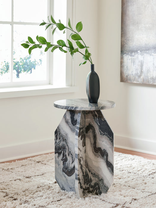 Wrenlane - Black / White / Taupe - Accent Table - Simple Home Plus