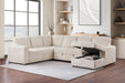 Devonshire - Sleeper Sectional Sofa Storage Chaise - Simple Home Plus