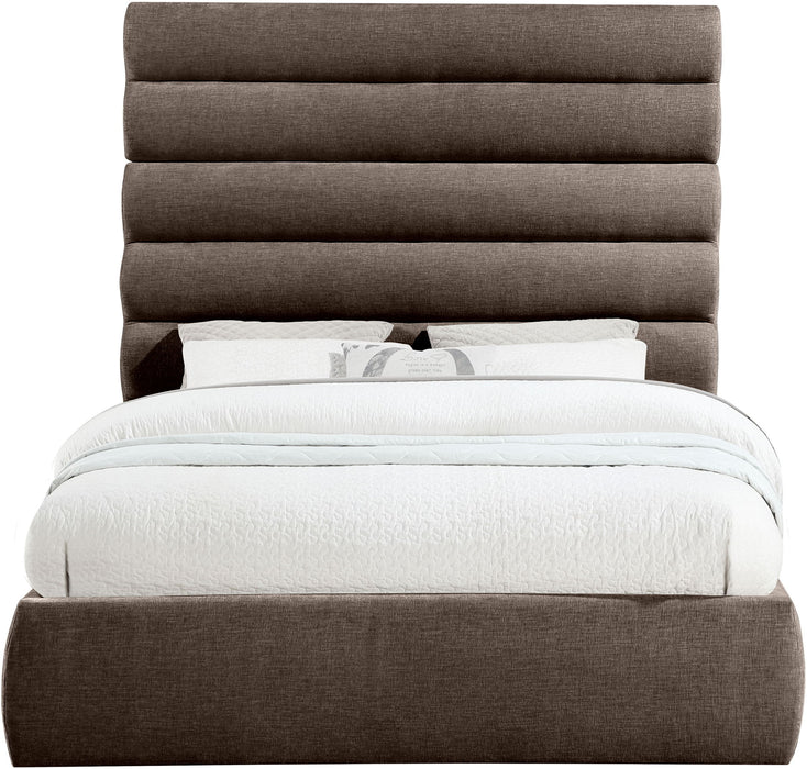 Adam - Chenille Fabric Bed With 70.5" Headboard - Simple Home Plus