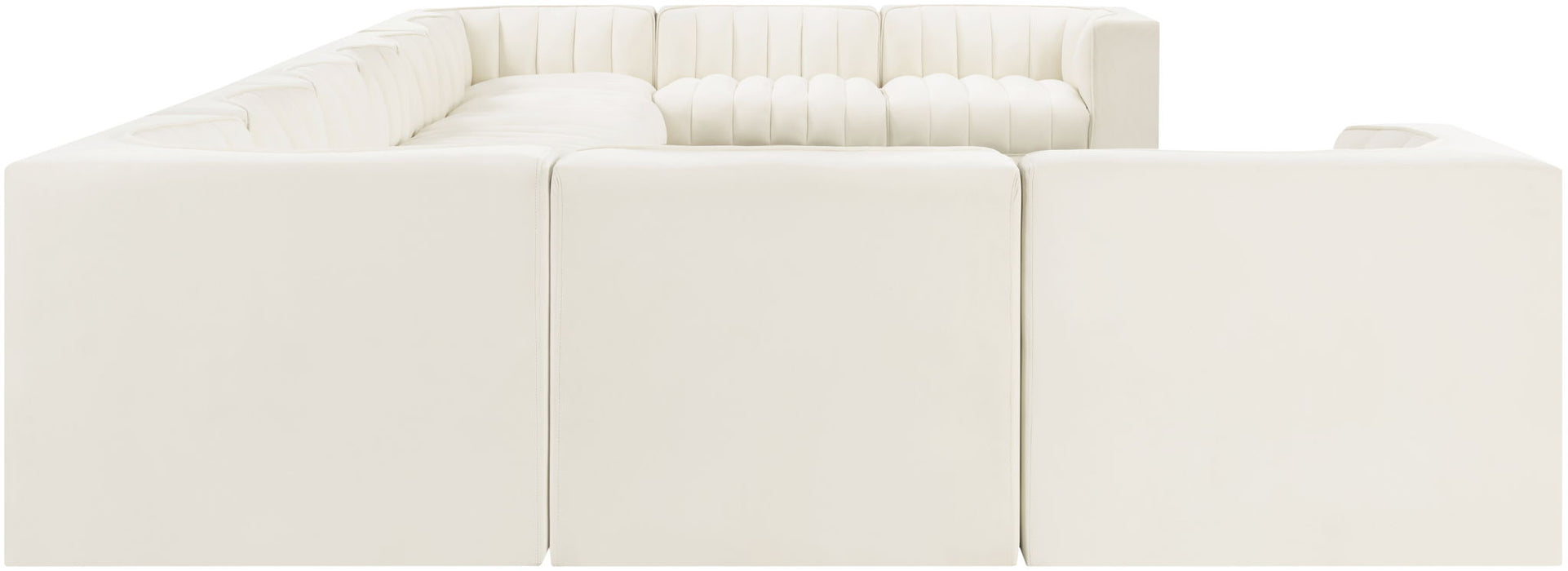 Rummi - Velvet Performance Fabric Upholstered 11 Piece Modular Sectional - Simple Home Plus