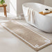 Evan - 24" x 72" Tufted Bath Rug - Taupe - Simple Home Plus