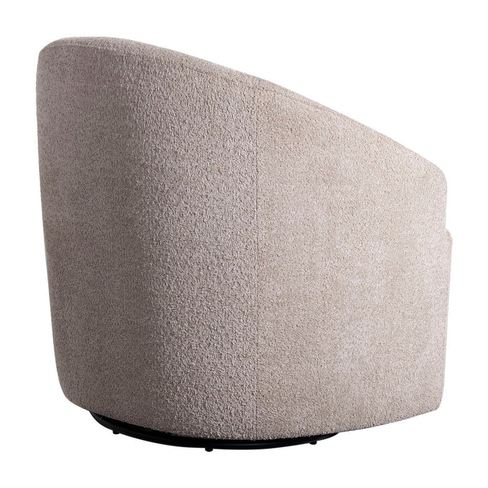 Bonn - Upholstered 360 Degree Swivel Chair - Beige